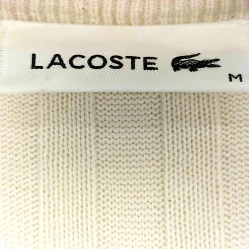 ラコステ LACOSTE Vネックコットンニット レディース import:M